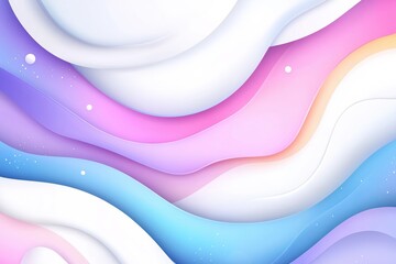 Abstract wavy pattern featuring soft gradients of pink, purple, and blue with a dreamy, modern aesthetic perfect for backgrounds.