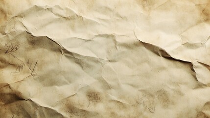 Poster - Crumpled Paper Texture for Background Use
