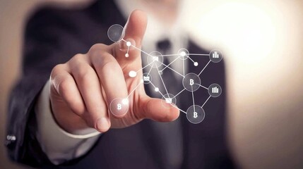 Poster - Business Innovation and Technology Connection Concept