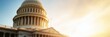© gunzexx png and bg - A blurred photograph captures the majestic U.S. Capitol with its iconic dome under a bright sky, symbolizing governance and democracy in a contemporary setting.