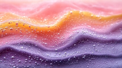 Poster - A colorful, multi-colored wave with a lot of bubbles