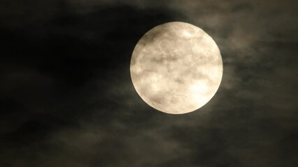 Wall Mural - Moonlight and cloudy dark background