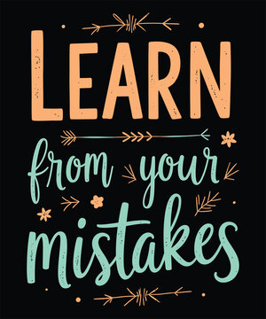 Best Beautiful typography motivational t-shirt design