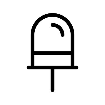 Led Icon Vector Symbol Design Illustration