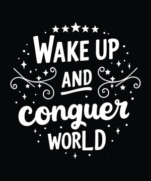 Best Beautiful typography motivational t-shirt design