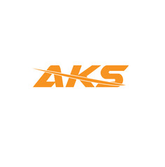 Fototapete - Letter AKS creative logo design vector,.AKS Letter Logo Design
