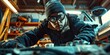 © YuDwi Studio - Mechanic Working on a Car in a Garage