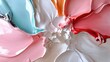 © KINAPOKON - Soft Fluid Art with Pastel Swirls and Textures