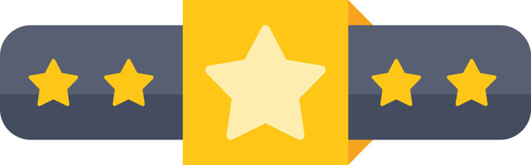 Poster - Five star rating is giving positive feedback for a great customer experience