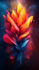 Abstract colorful wallpaper for mobile phone