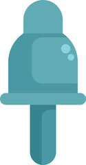 Poster - this push pin is pointing down, delivering a message