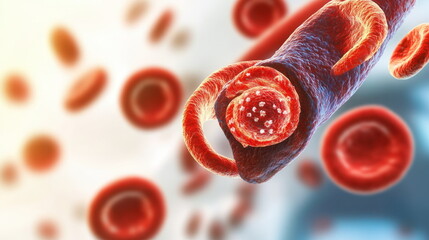 Poster - Trypanosoma Cruzi Parasite in Blood.