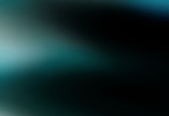 Leinwandbilder - Abstract dark teal gradient background with grainy texture.