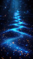 Poster - background with stars HD 8K wallpaper Stock Photographic Image 