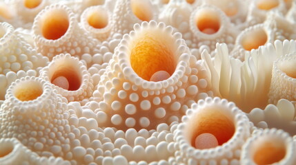 Poster - Abstract Coral Reef Texture.