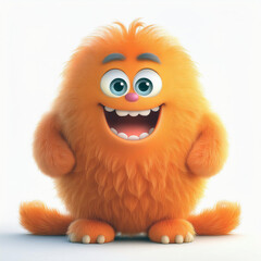 Meet the happiest furry friend!  Orange fur, big eyes, and a smile that brightens your day. Pure joy in a fluffy package!