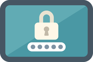 Poster - Login screen is requesting password authentication to access a computer, network, or online service