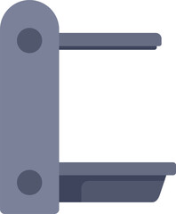 Poster - airport security body scanner is scanning for dangerous objects and weapons