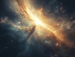 Wall Mural - Galaxy Ultra Brilliant 4K Textured Nebula Background: A Visual Journey Through Space