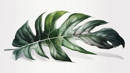 Wall Mural - tropical leaves ornament wallpaper, natural background