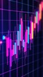 © spacenomads - Colorful stock market graph showcasing upward trends with vibrant bars representing data fluctuations and insights.
