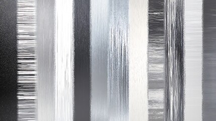 Poster - Abstract black, white, and gray vertical lines with soft blurred edges.