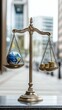 © HendraGalus - Vintage scale balancing the Earth against gold coins illustrates the critical need for harmony between economic prosperity and environmental sustainability. Economic concept