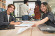 © FotoArtist - Young business people in office, Group of business people and software developers working as a team in office.