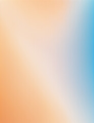 Wall Mural - abstract colorful background with lines - abstract gradient blue and light orange waves background -