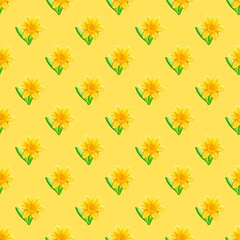 Poster - seamless floral pattern