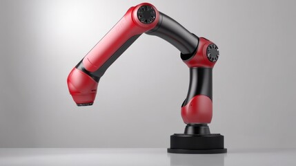 Poster - Collaborative robot arms for industrial use (cobots), showcasing safe, adaptable robotic arms working alongside human operators in manufacturing environments,