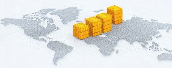 Poster - Visualization of Global Supply Chain with Blockchain Concept
