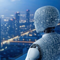 Poster - AI Robot Analyzing Customer Feedback for Product Insights