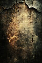 Aufkleber - A textured, weathered wall showcasing cracks and faded colors, creating a rustic and aged appearance.