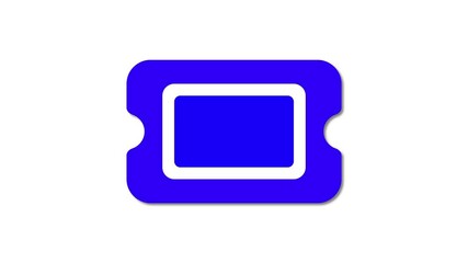 Poster - Simple icon flat design animation.