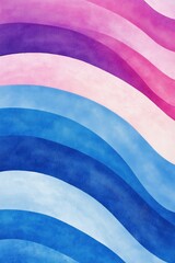 Poster - Vibrant Cosmic Patterns Swirl in Shades of Blue and Pink, Evoking Wonder and Awe in Cosmic Art