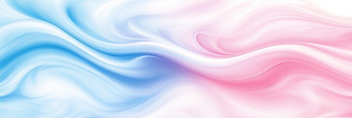 Poster - Swirling Cosmic Patterns in Blue and Pink Evoke Wonder and Imagination Across the Canvas