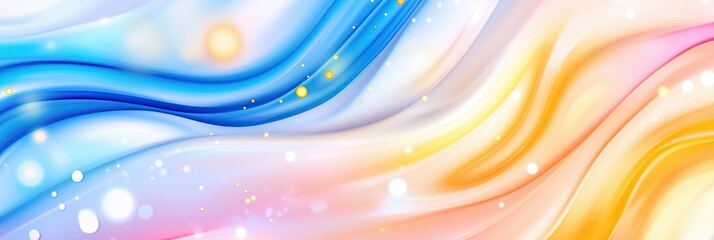 Poster - Vibrant Cosmic Patterns With Swirling Shades of Blue and Pink in a Mesmerizing Celestial Display