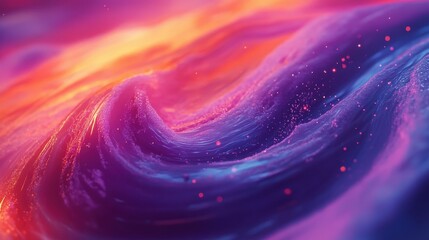 Poster - Dynamic Chemical Reaction Close-Up with Vibrant Colors