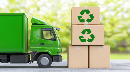 Poster - Sustainable Logistics for Reducing Emissions