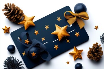 Aufkleber - Simple loyalty card illustration, with a clean, modern design showing points or stars accumulating, symbolizing the simplicity and clarity of a good loyalty programme