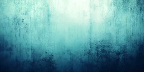 Poster - Blue grunge textured wall background