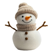 冬の雪だるまぬいぐるみ 無料画像 - Public Domain Pictures