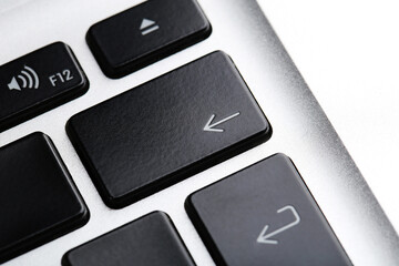 Poster - Closeup photo of computer keyboard