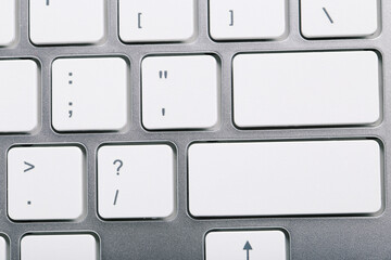 Poster - Closeup photo of computer keyboard