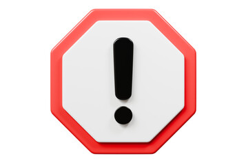 Wall Mural - 3d warning caution icon sign symbol isolated on purple background. error alert safety concept.3d min
