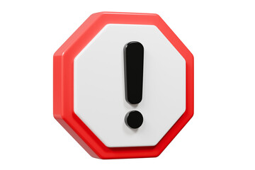 Wall Mural - 3d warning caution icon sign symbol isolated on purple background. error alert safety concept.3d min