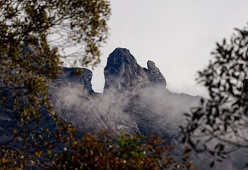 Mount Kinabalu Gayo Ngaran or Nulu Nabalu or Gunung Kinabalu is the highest mountain in Borneo and Malaysia 4095m, protected as Kinabalu Park, a World Heritage Site