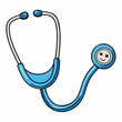 © Olha - Cartoon stethoscope with smiley face illustration