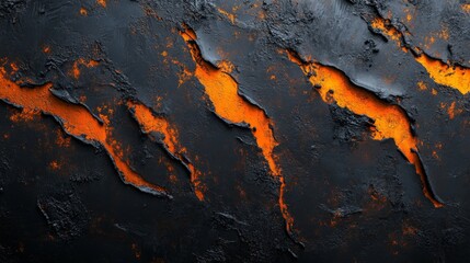 Canvas Print - Abstract Lava Texture